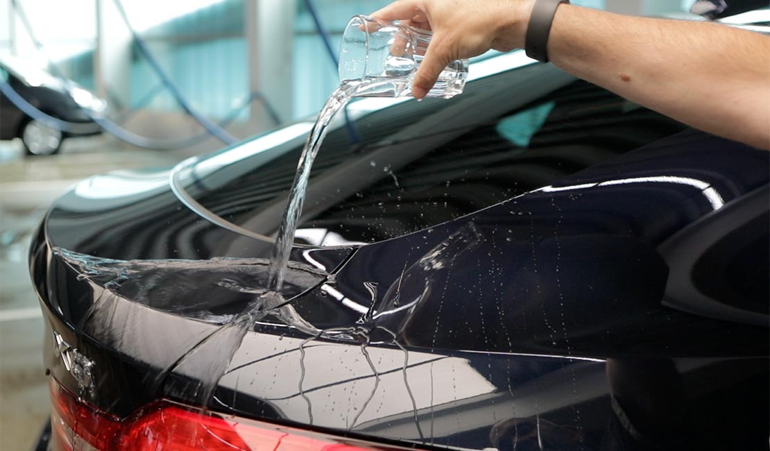 Maak je wagen waterafstotend
